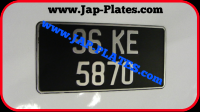 Pair of JAP Pressed Silver Plates